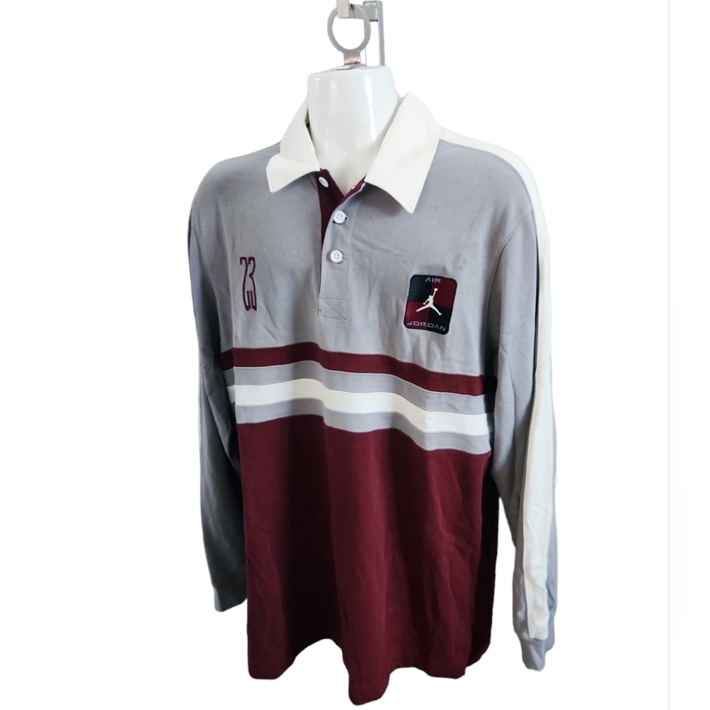 Jordan Jumpman 20th Anniversary 1985-2005 VTG Men's Polo Sweatshirt Size XXL - Picture 3 of 15